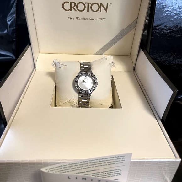 Croton Jewelry Croton Watch Wsapphires 3 Topaz 24 Gemstones Poshmark